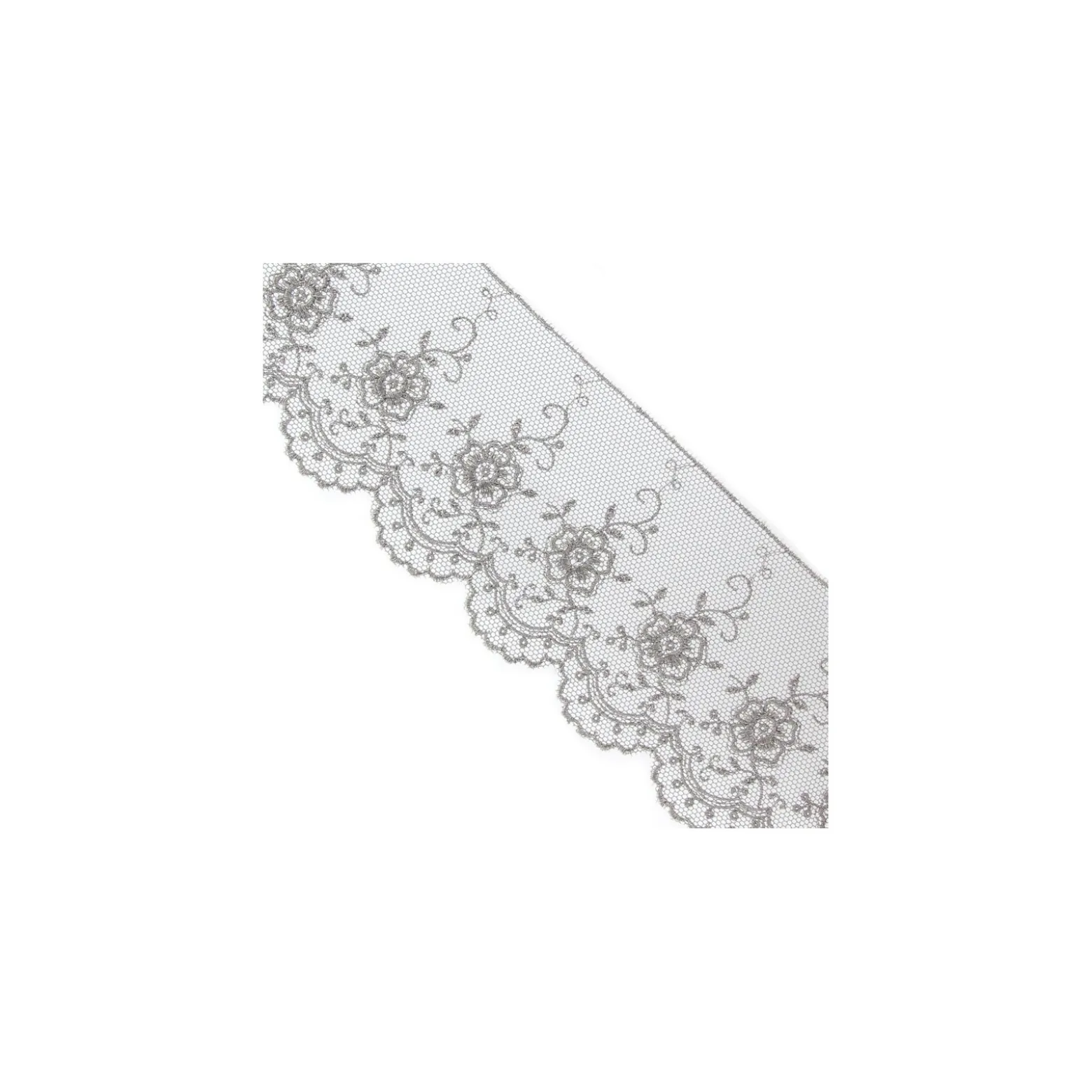Dentelle Valencienne gris
