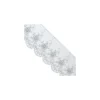 Dentelle Valencienne gris clair