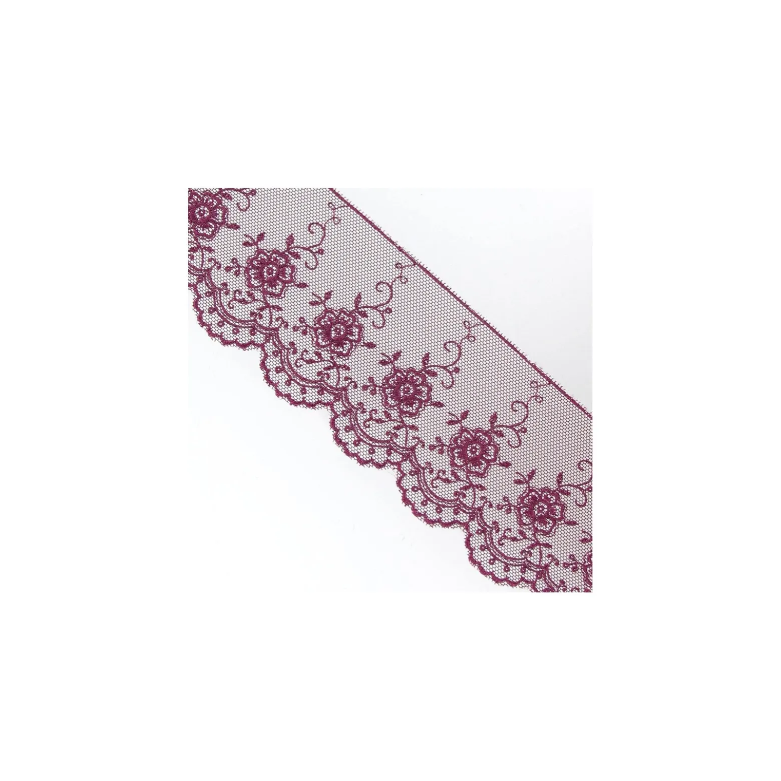 Dentelle Valencienne violine