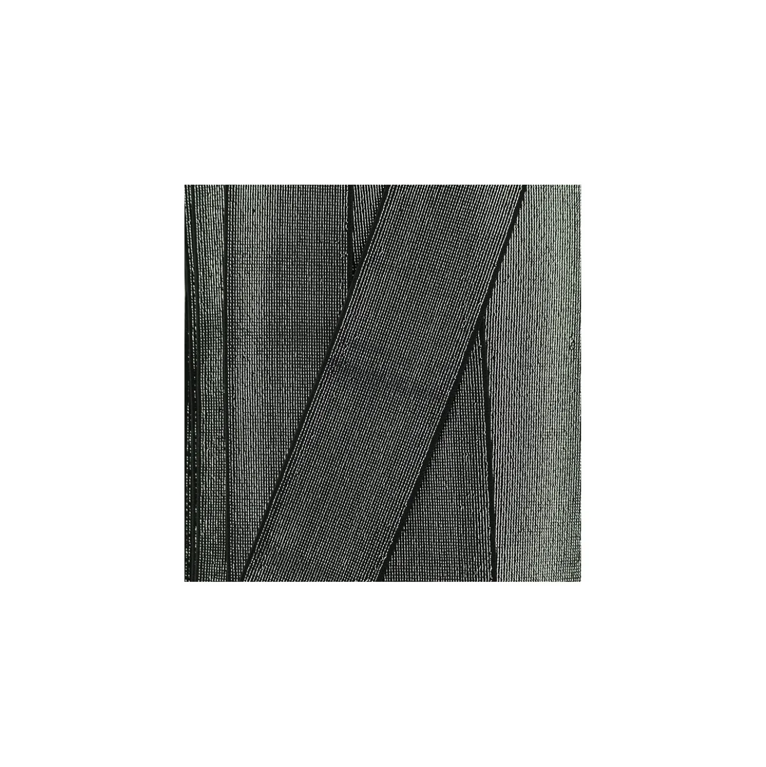 Elastique Plat Lurex Brillance 40mm - Noir/Argent