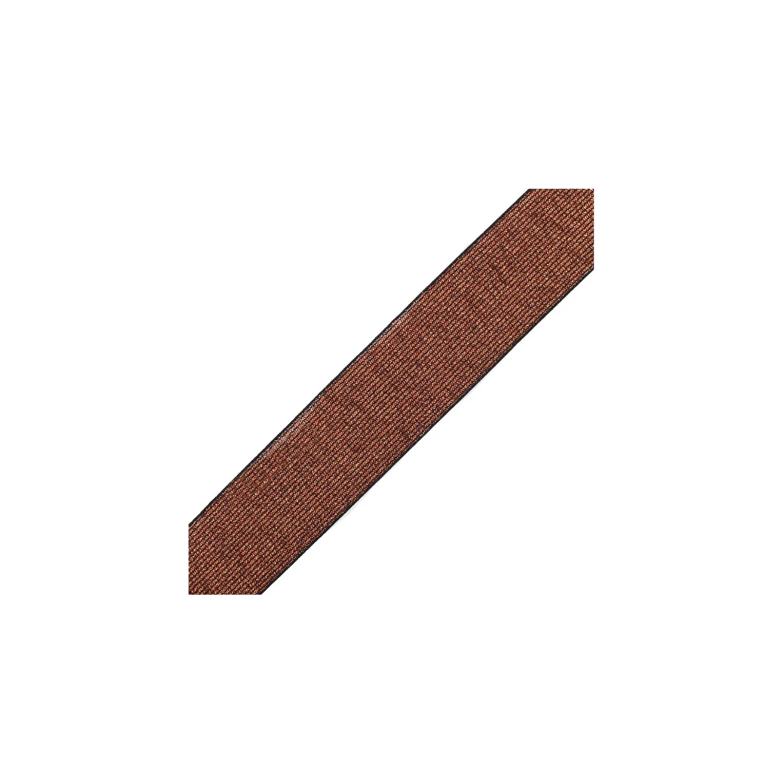 Elastique plat maille métallisée 40mm Cocktail - cuivre