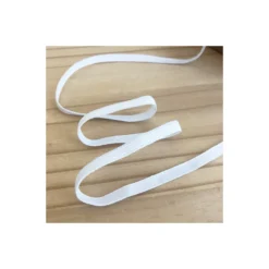 Elastique plat 5 mm - blanc