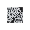 Elastique plat Sport - blanc/noir
