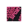 Elastique plat Sport - fuchsia/noir