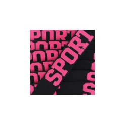 Elastique plat Sport - fuchsia/noir