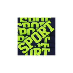 Elastique plat Sport - jaune fluo/marine