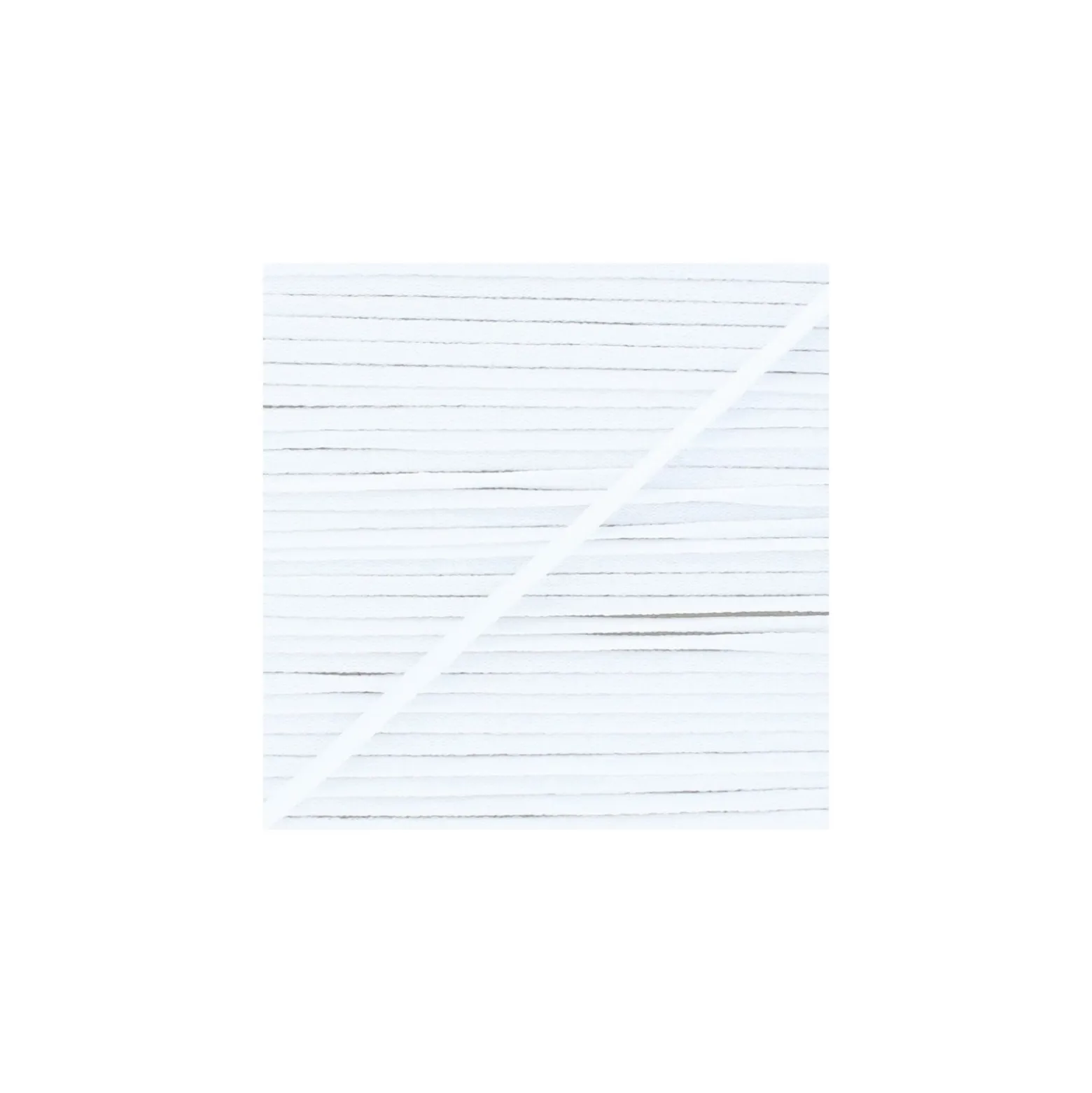Elastique ultra doux 5 mm - Blanc