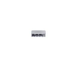 Embout pour sangle métal Sencillo - nickel noir (lot de 2)