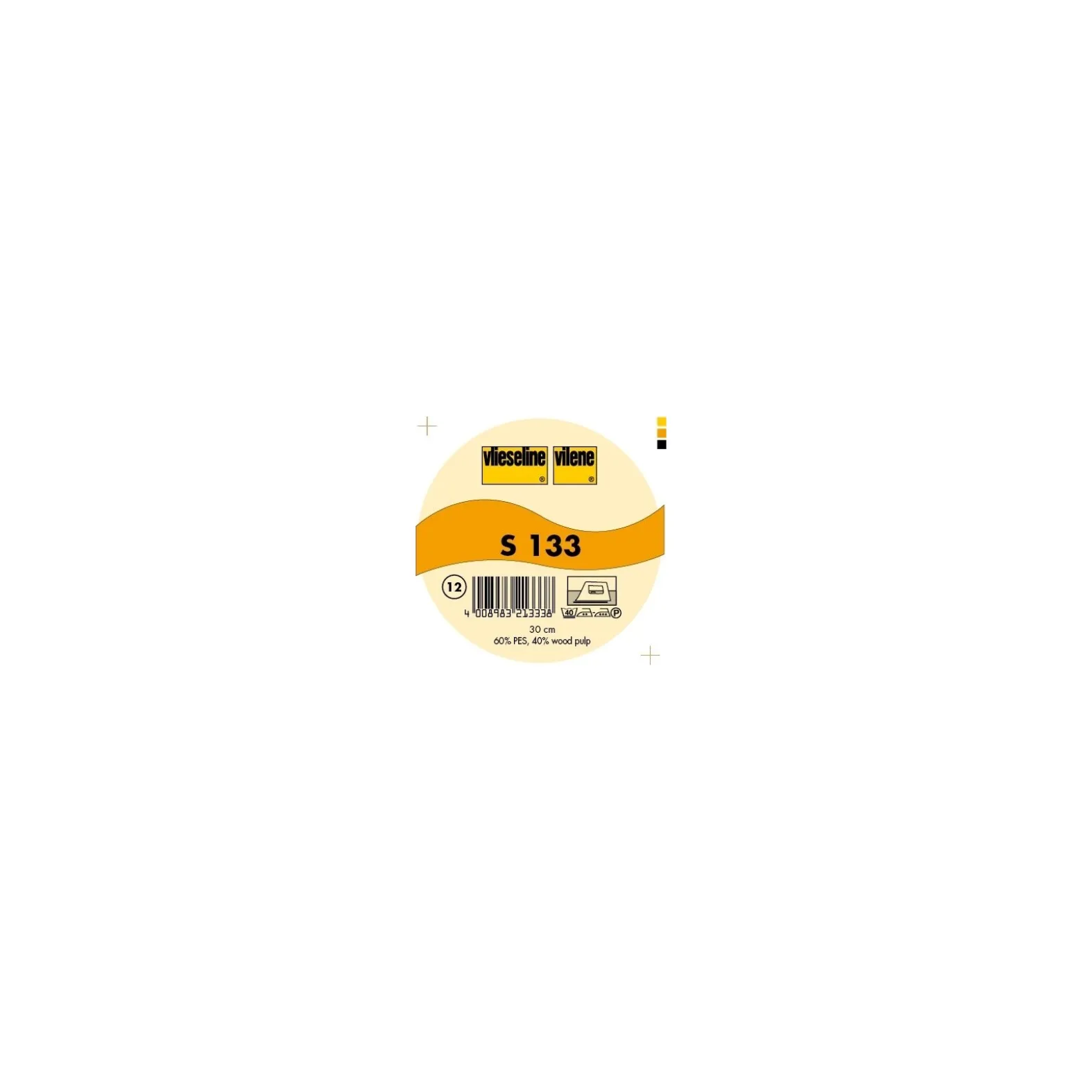 Entoilage cantonnière ferme Vlieseline (Laize 45 cm) S133 Vlieseline écru