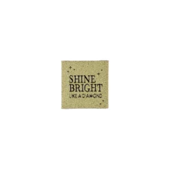 Etiquette à coudre Bohin - Shine bright like a diamond