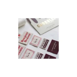 Etiquettes à coudre La Petite Maison Couture - Chocolat (lot de 10)