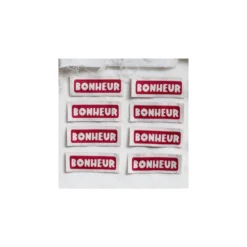 Etiquettes à coudre La Petite Maison Couture - Bonheur (lot de 8)