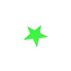♥Etoile à thermocoller fluo vert♥