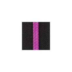 Fermeture éclair® fil métallisé non séparable - fuchsia