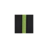 Fermeture éclair® fil métallisé séparable - vert
