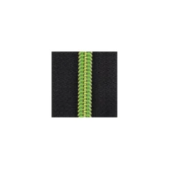 Fermeture éclair® fil métallisé séparable - vert