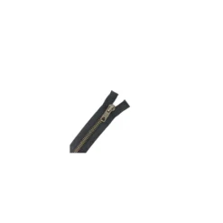 Fermeture Eclair® laiton non séparable - noir