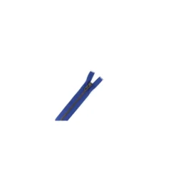 fermeture Eclair® laiton non séparable - bleu bugatti