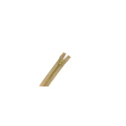 Fermeture Eclair® laiton non séparable beige antilope
