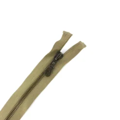Fermeture Eclair® laiton séparable beige antilope