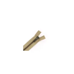 Fermeture Eclair® laiton séparable beige moyen