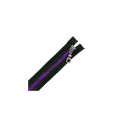 Fermeture Eclair® Non Séparable Moulée Disco - Noir/Violet