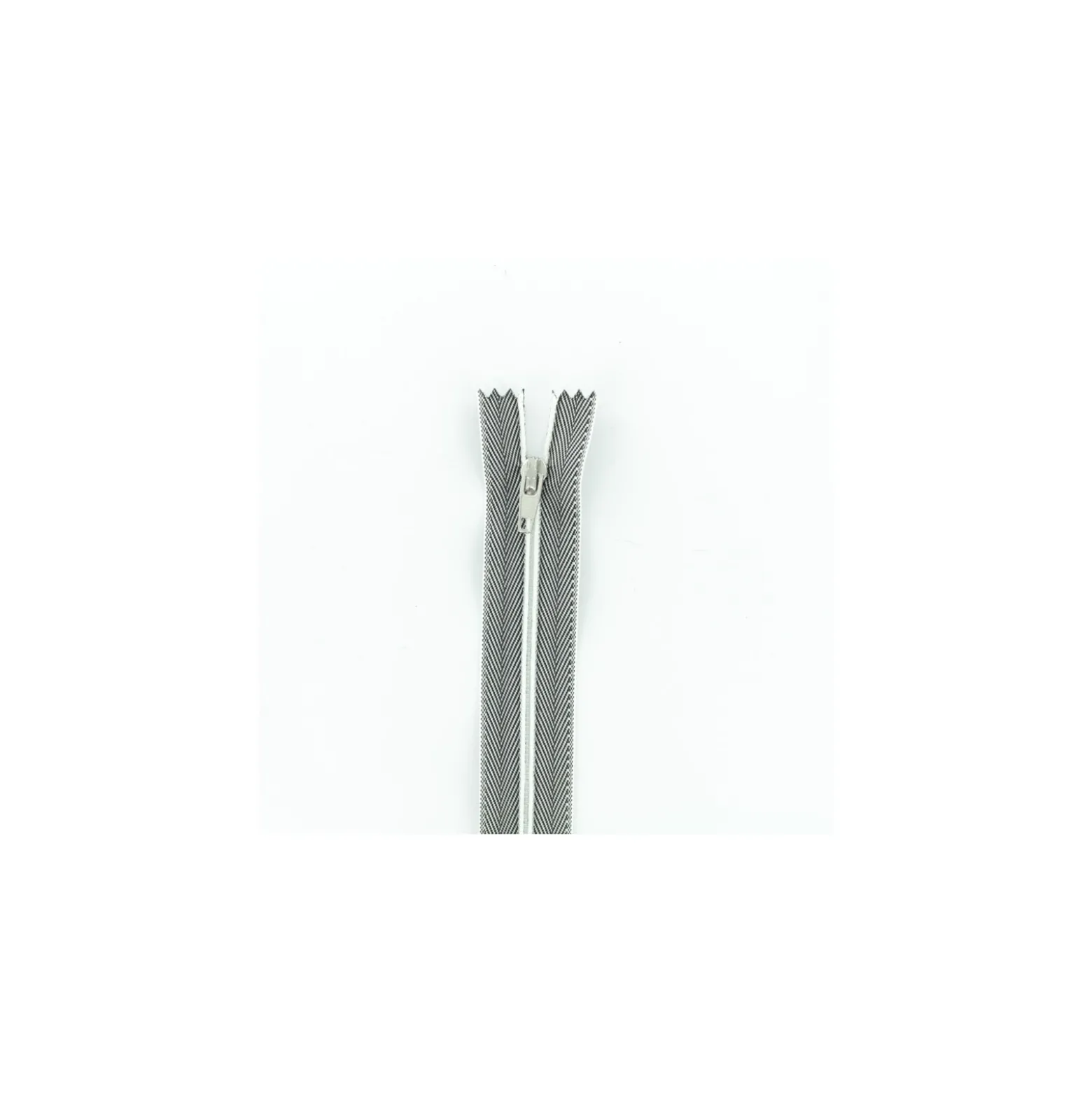Fermeture Eclair® Non-Séparable - Jeans Noir/Blanc