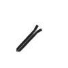 Fermeture Eclair-Plus® fine métal argent SEPARABLE noir - 6 mm