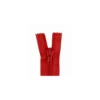 Fermeture Eclair SEPARABLE nylon fine 5 mm - rouge sang