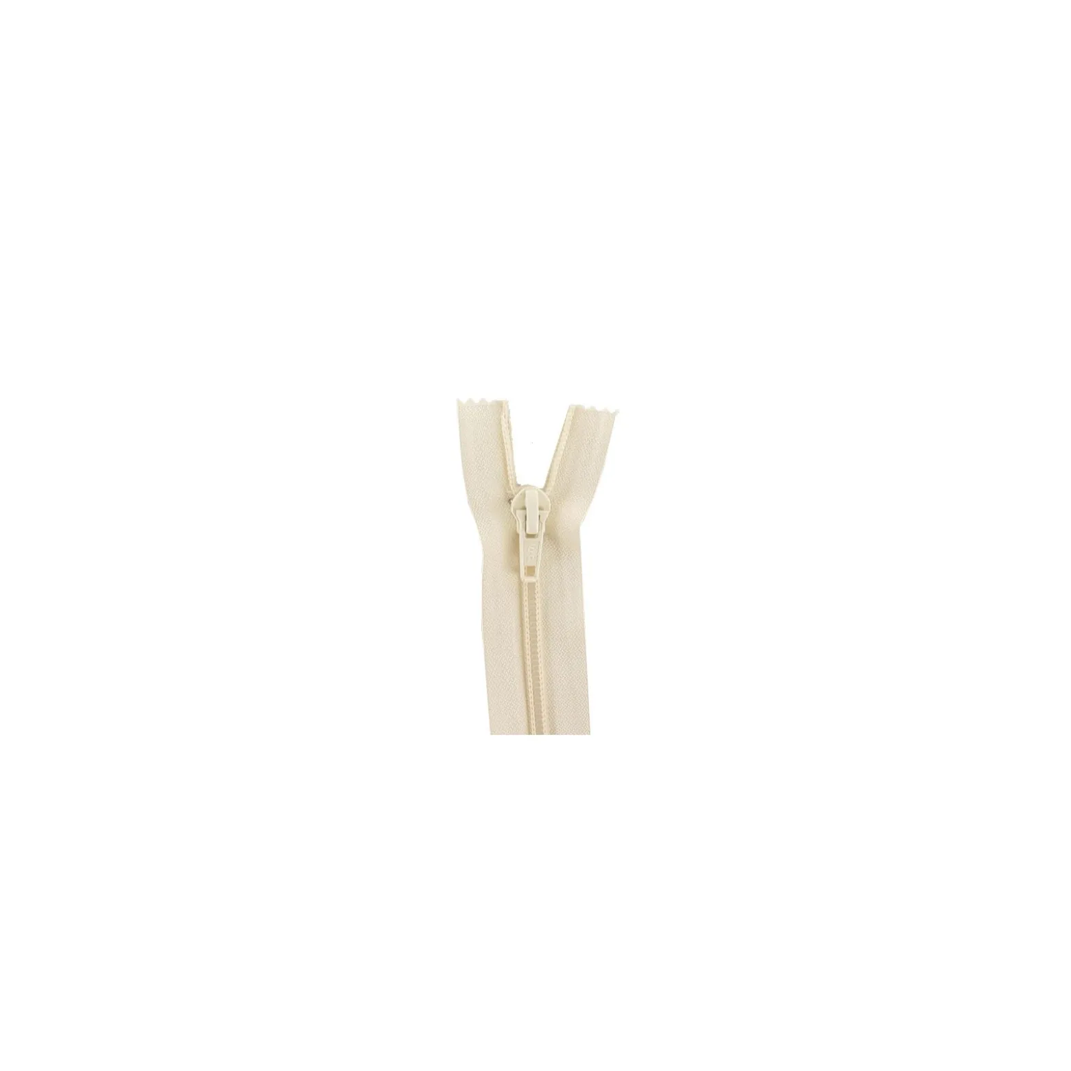 Fermeture Eclair® SEPARABLE nylon fine 5 mm - blanc cassé