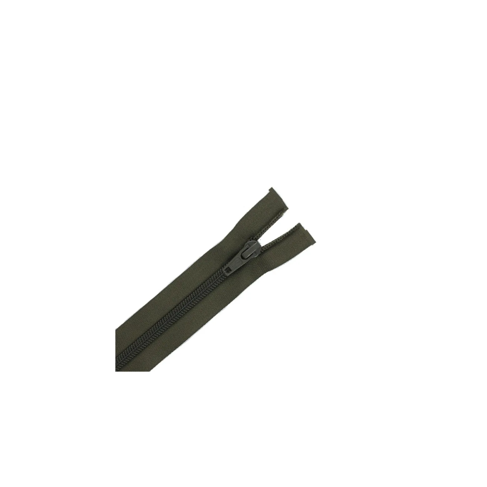 Fermeture Eclair SEPARABLE nylon 6 mm - kaki foncé