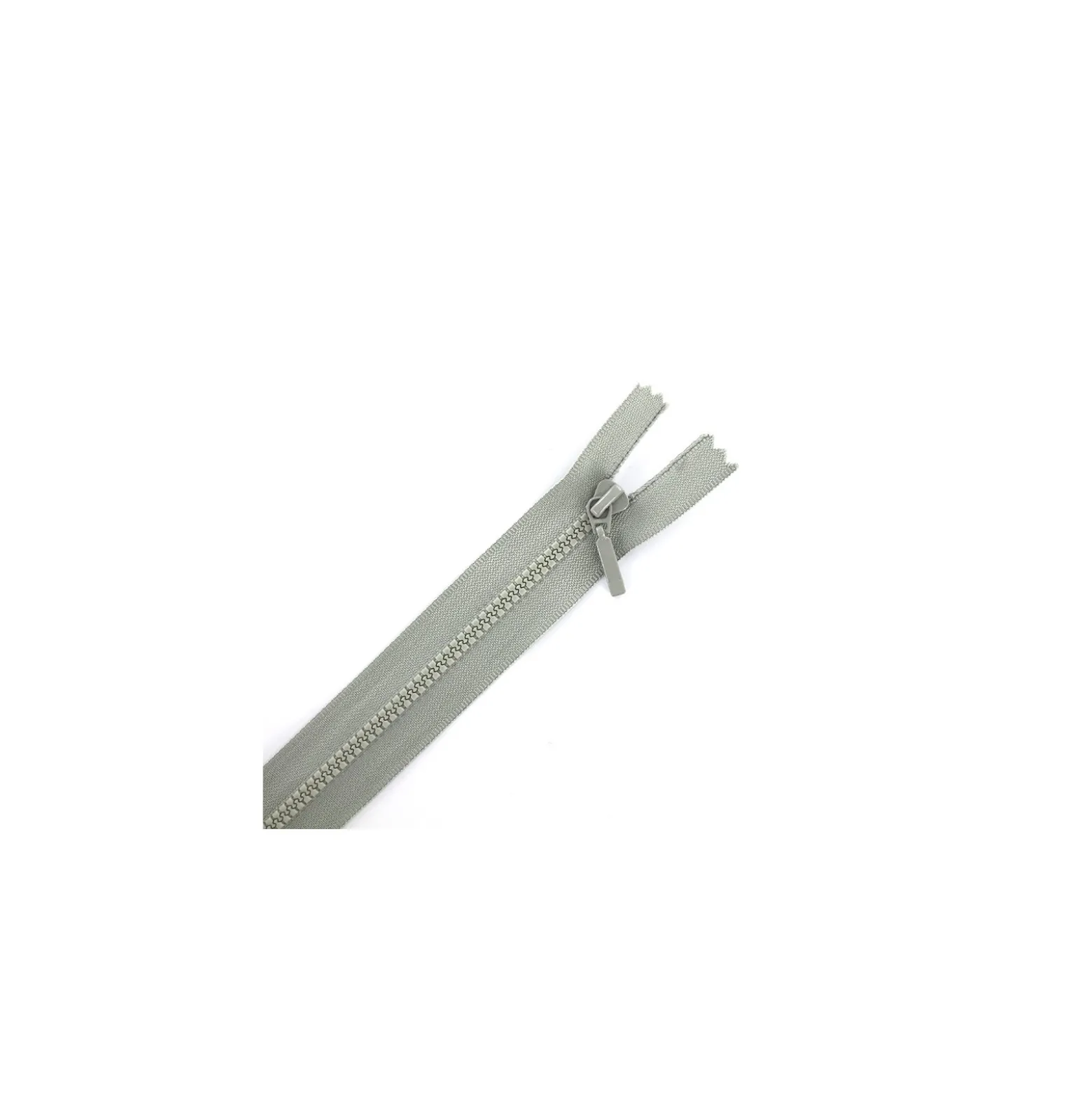 Fermeture Eclair® séparable fine synthétique - gris clair