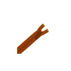 Fermeture Eclair® séparable synthétique moulée - brun caramel