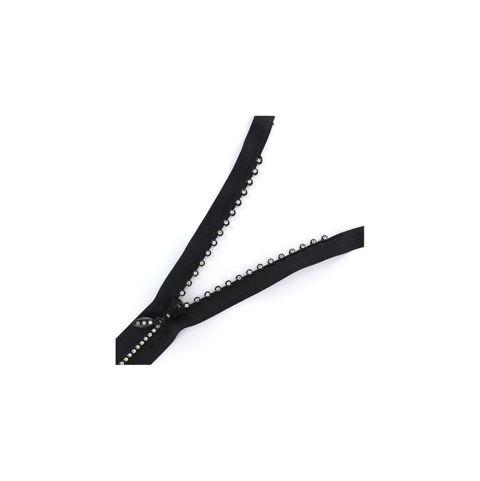 Fermeture Eclair® Strass diamant non séparable