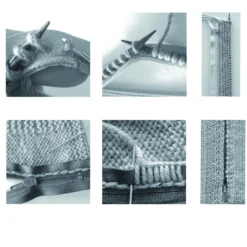 FermetureEclair® tricot séparable - blanc