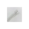 Fermeture à glissière fantaisie non séparable strass - gris acier