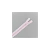 Fermeture à glissière fantaisie non séparable strass - rose dragée