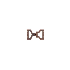 Fermoir crochet métal - bronze clair