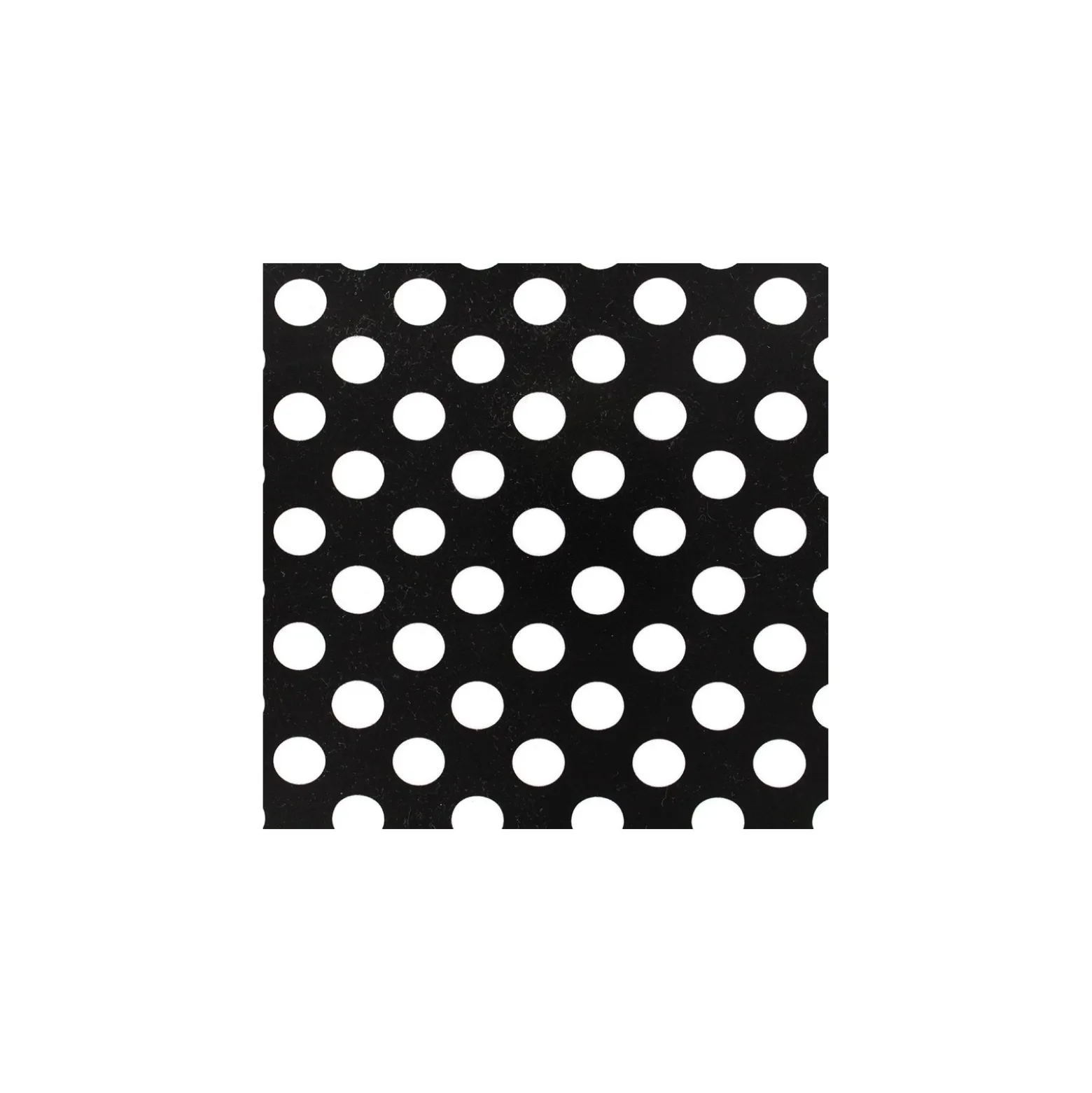 ♥ Feuille thermocollante pois noir/blanc x 1 ♥