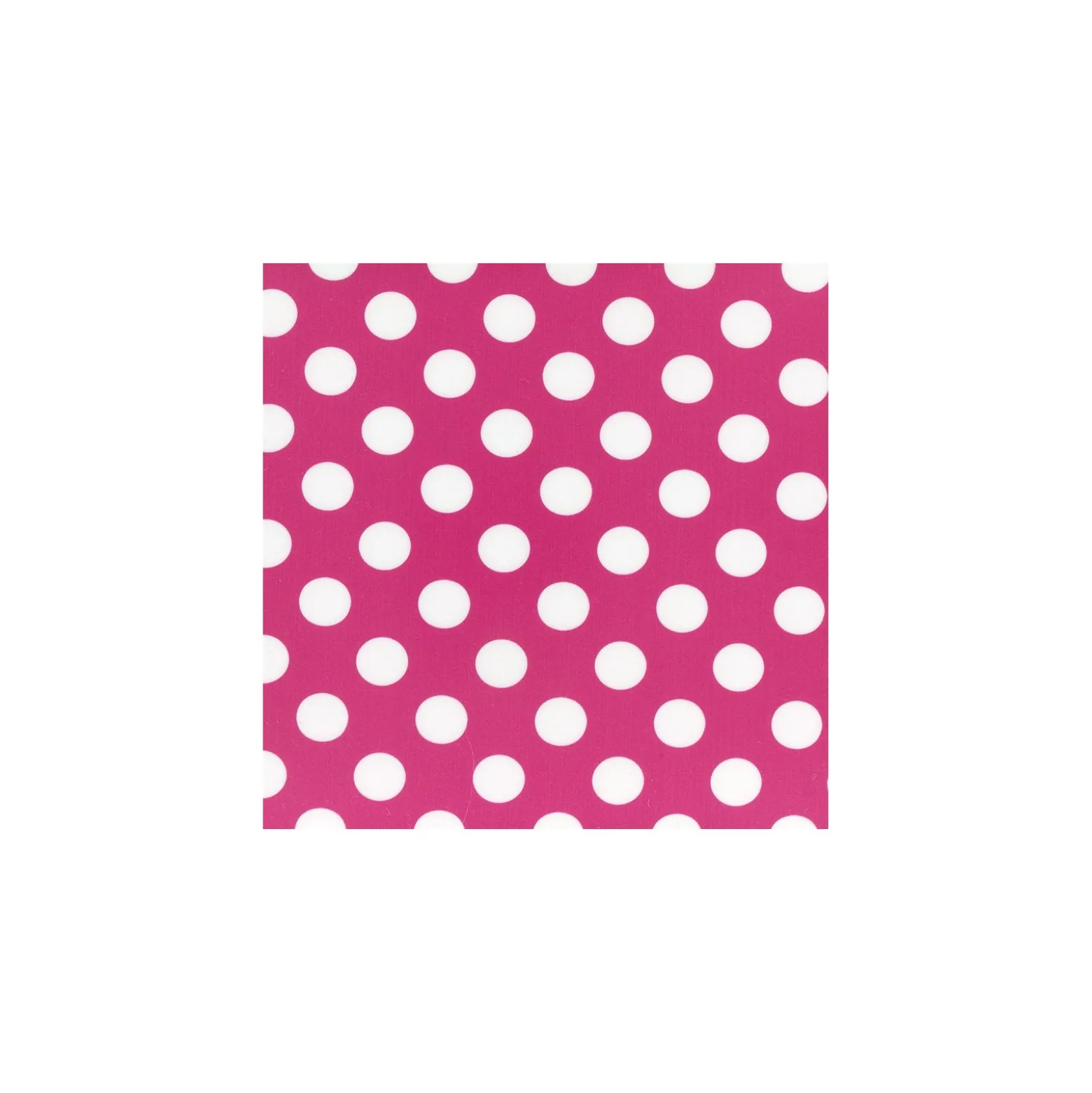 ♥ Feuille thermocollante pois rose/blanc x 1 ♥