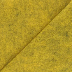 Feutrine de laine jaune