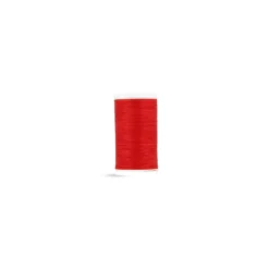 Fil à coudre Laser coton - rouge - 100m