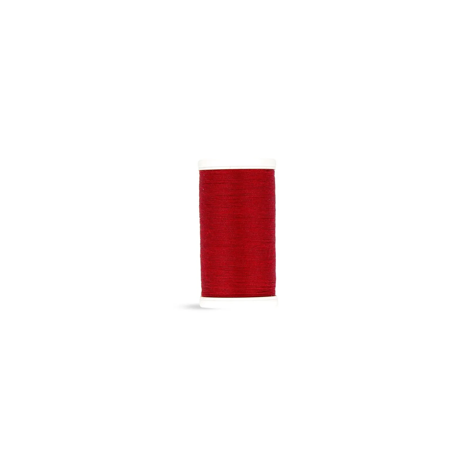 Fil à coudre Laser polyester - rouge - 100m
