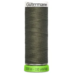 Fil à Coudre Polyester Recyclé 100m - Vert kaki 676