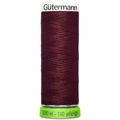 Fil à Coudre Polyester Recyclé 100m - Bordeaux 369