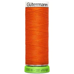 Fil à Coudre Polyester Recyclé 100m - Orange 351