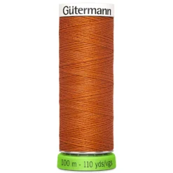 Fil à Coudre Polyester Recyclé 100m - Roux 982
