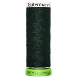 Fil à Coudre Polyester Recyclé 100m - Vert sapin 472