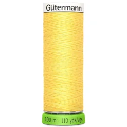 Fil à Coudre Polyester Recyclé 100m - Jaune citron 852