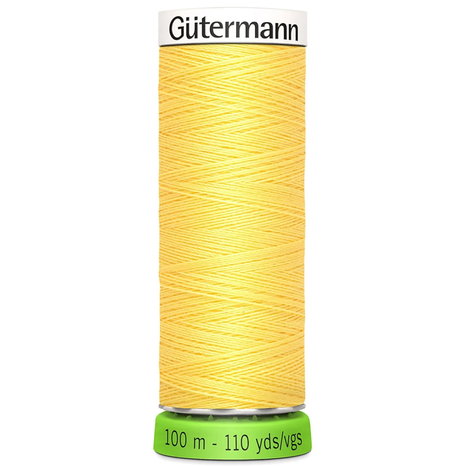 Fil à Coudre Polyester Recyclé 100m - Jaune citron 852